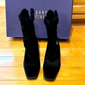 Stuart Weitzman women shearling boots